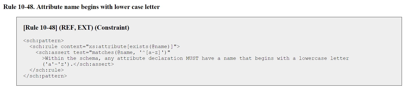 NDR schematron rule